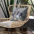 thumbnail image 2 of Flying Birds Indoor/Outdoor Pillow with Removable Cover in Off-White Green26x26, 2 of 5