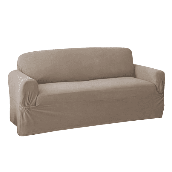 Mainstays Pixel 1-Piece Stretch Loveseat Slipcovers