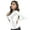 White, variant on iiniim Women's Shiny Silky Long Sleeves T-Shirt Gym Top Yoga Shirts Casual Compression Workout Tops