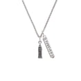 thumbnail image 2 of Delight Jewelry Silvertone London's Big Ben Clock Tower Silvertone Forever Bar Charm Necklace, 23", 2 of 4