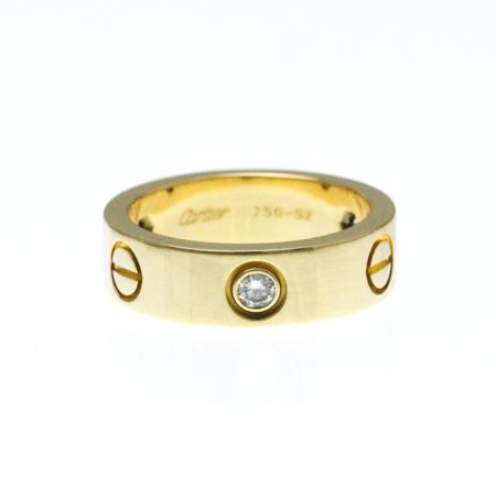 Cartier, Diamond Anniversary Ring, 18k Yellow Gold