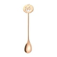 thumbnail image 4 of 5PC Halloween Pumpkin Spoons - 5.9 Inch Stainless Steel Coffee & Tea Stirring Spoons, Rust-Proof Dessert Serving Utensils for Halloween, Thanksgiving, Parties, Cafés & Home Decor, 4 of 9