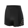 thumbnail image 4 of UJNDER Swim Shorts for Women High Waisted with Trim and Pockets for Beach Swimwear Coverage High Waisted Bikini Bottoms Black_004 S, 4 of 9