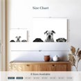 thumbnail image 3 of Elephant Stock Curious Dogs Wall Art - Horizontal Canvas Wall Art - Living Room Wall Decor - Animal Canvas - White And Gray Decor - 12" x 8", 3 of 4