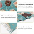 thumbnail image 4 of Donuts Tea Blue Winter Scarf for Women Fashion Warm Long Soft Blanket Scarves Gifts, 4 of 10