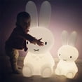 thumbnail image 4 of Rabbit Mood Light LED Desk Lamp Cute Cartoon Children's Gift Bedroom Bedside Light Living Room Floor Light, 4 of 9
