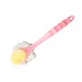 thumbnail image 4 of TISHITA Double Side Long Handle Back Shower Brush, Anti Slip Cleaning for Feet Body Bath Pink, 4 of 8