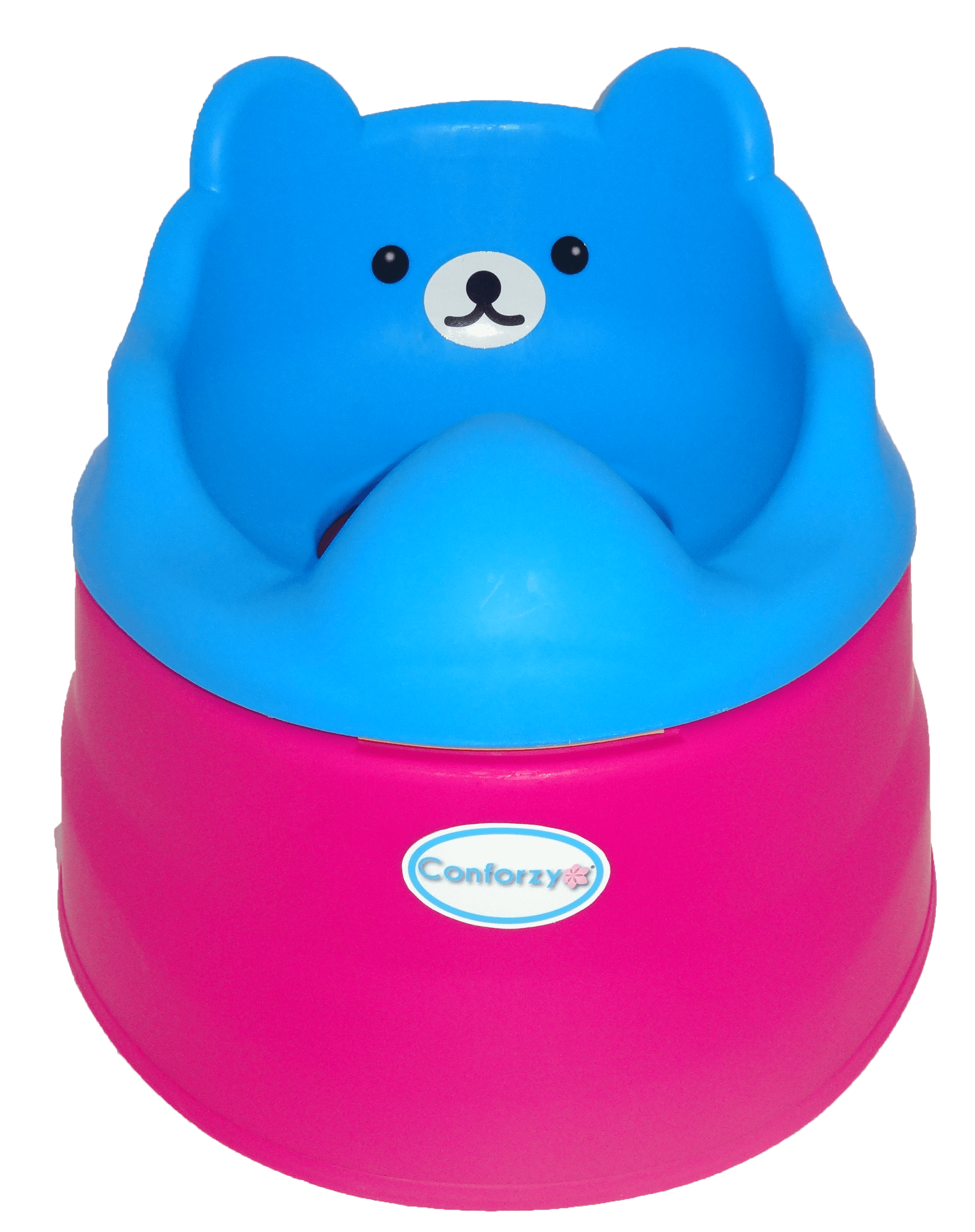 Conforzy 2 in 1 Teddy Potty Training Toilet Seat Unisex (Blue & Pink