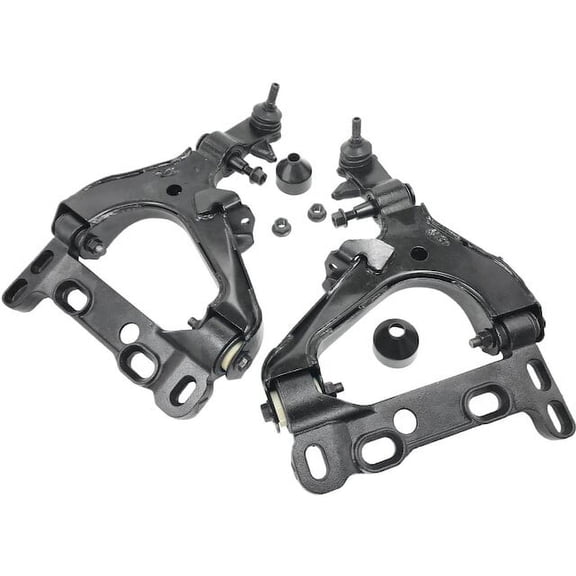 Front Lower Control Arm and Ball Joint Assembly Kit - 2 Piece - Compatible with 2004 - 2007 GMC Envoy (For Vehicles with 14mm Sway Bar Link Studs) 2005 2006
