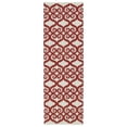 thumbnail image 1 of Kaleen BRI03-25A Brisa Collection Reversible Ivory & Red Outdoor Rug 2-ft 6-ft Runner, 1 of 3