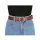 thumbnail image 4 of Cinturón de hebilla para mujer, cinturón ancho suave y casual para vestidos, jeans y pantalones de 102 cm/40.16" color marrón, hebilla dorada, 4 of 4