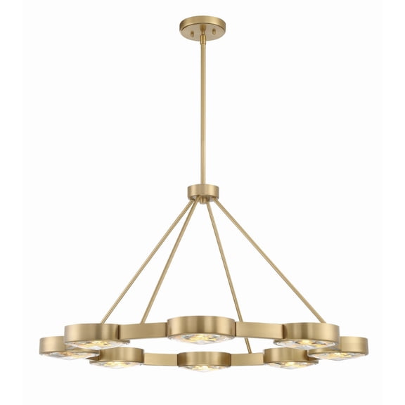 Crystorama Lighting - Orson - 8 Light Chandelier-21.5 Inches Tall and 38.5