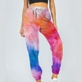 thumbnail image 2 of Pantalones Para Mujer Moda Casual Estampados Pantalones de Cintura Elástica Pantalones Largos Y Rectos Pantalones de Chándal Odeerbi  ODB126329, 2 of 5