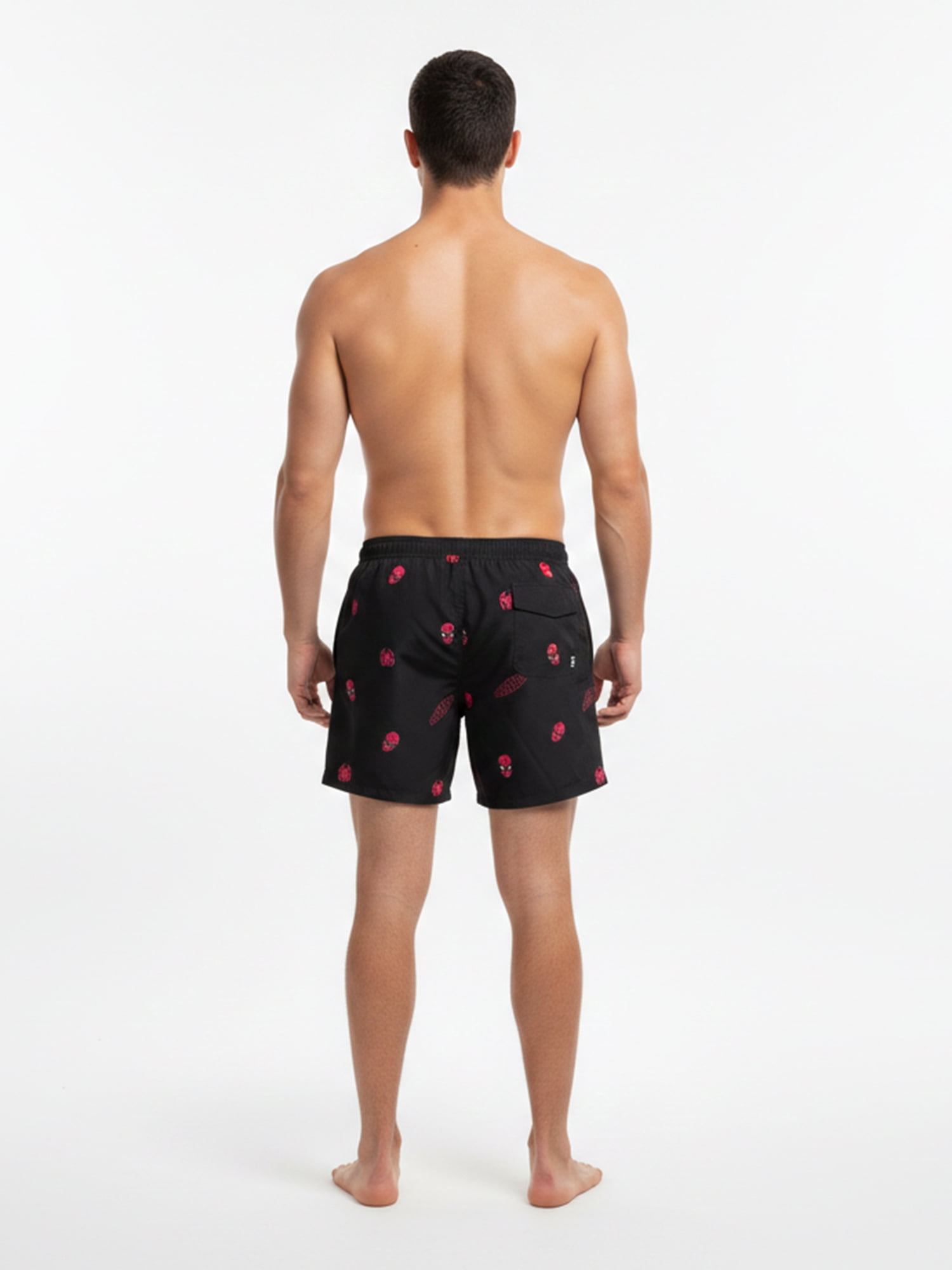 Neff Men's and Big Men's Spider-Man Print Swim Trunks, Sizes S-3XL
