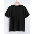 thumbnail image 2 of 100% Cotton Women's Halloween Queen Graphic T-Shirt | Casual Crew Neck Tee with Regular Fit | Short Sleeve Shirt with Knit Fabric and Seasonal Hocus Pocus Pattern, 2 of 5