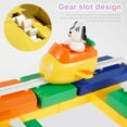 thumbnail image 2 of 36/82pcs Building Block Track 2 Speeds DIY Race Car Track for Improving Fine Motor Skills Race Track Building Block Track, 2 of 7