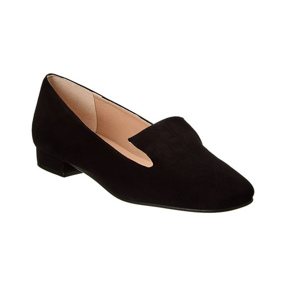 French Sole Zooey Suede Flat, 6.5, Black
