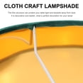 thumbnail image 3 of HINTRMENT 1Pc Table Lamp Shade Cloth Gold Diffuse Lighting for Living Room, 3 of 4