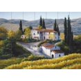thumbnail image 1 of Tile Mural Kitchen Backsplash - Vineyard in Autumn - by Barbara Felisky, 1 of 1