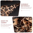 thumbnail image 4 of FELTECHELECTR 1 gorro de dormir de ala ancha y tubo largo de seda sintética, elástico, estampado, para dormir, con trenza larga, cómodo para mujer, con estampado de leopardo., 4 of 6
