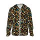 thumbnail image 1 of Balery Teal Leopard Sudadera ligera de manga larga con capucha y protección solar UPF 50+ para hombre y mujer, ideal para pesca y running-XX-Large, 1 of 7