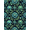 Blue, Pattern 1, variant on ODIKA 4'x6' Machine Washable Non-Slip Area Rug, Chinoiserie Teal High Traffic Rug, Blue, 1306452