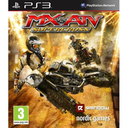 MX vs ATV Supercross - Over 40 professional riders licensed to race against - Playstation 3 PS3)