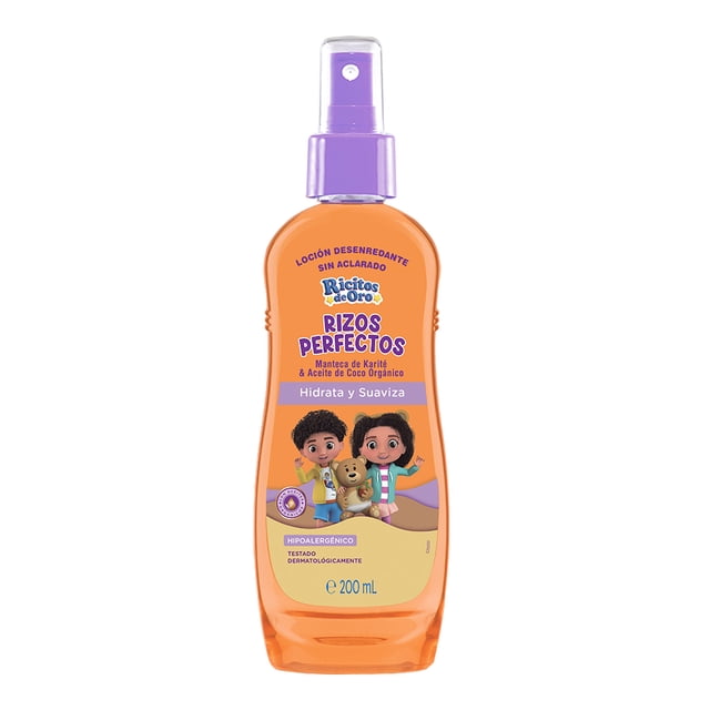 Loción desenredante Ricitos de Oro rizos perfectos hidrata y suaviza 200 ml