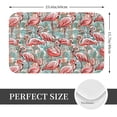 thumbnail image 2 of Yiaed Pink Flamingo Print Flannel Doormat Mat Outdoor Indoor Door Mats,Welcome Matt Outdoor Front Door Mat Doormat Outdoor Mat Outdoor Mat,16"x24", 2 of 7