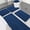 Navy, variant on ChakmeOne Bathroom Rugs Sets 5 Piece, Navy Blue Bathroom Rug Soft Absorbent Microfiber Bath Mats and U-Shaped Contour Toilet Rug, Non-Slip Machine Wash Dry for Floor Tub and Shower