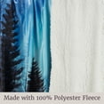 thumbnail image 4 of Somerset Home Wolf Pattern Hypoallergenic Fleece Sherpa Throw Blanket, 4 of 6