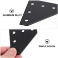 thumbnail image 3 of Shisuyan 4 Pcs Plaque de Support d'Angle en Forme de L 5 Trous pour Profil en Aluminium 2020, 3 of 9