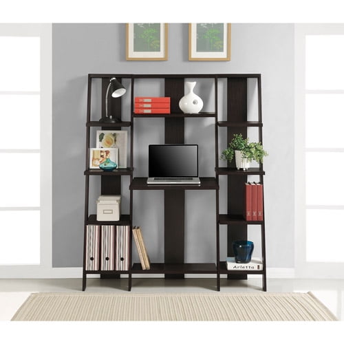 Altra Ladder Desk and Bookcase, Multiple Finishes