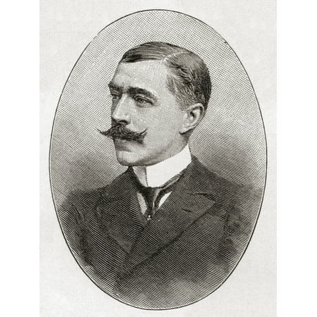 Captain Harry Willes Darell de Windt 1856 -1933 seen here aged 35 Explorer and travel writer and aide-de-camp to his brother-in-law Charles Brooke Rajah of Sarawak From The Strand Magazine published 1