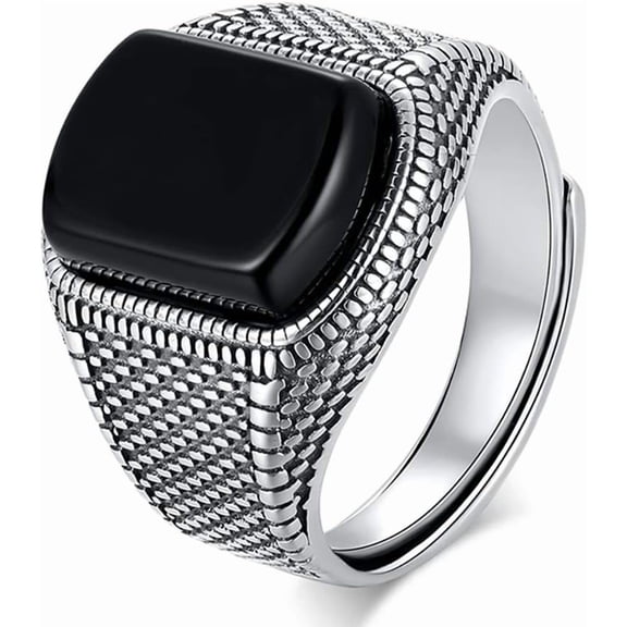 990 Sterling Silver Dragon Rings for Men Vintage Open Ring Thai Silver Jewelry Cool Birthday Party Gift