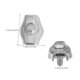 thumbnail image 2 of WEUVEB 24Ud Clips De Cable De Acero Inoxidable Para Cableado Exterior E Interior Con Instalación Fácil, 2 of 7