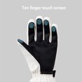 thumbnail image 4 of Eigraketly Guantes de esquí gruesos a prueba de viento calentador de manos mujeres hombres ciclismo al aire libre pantalla táctil invierno deporte guante Deportes de nieve Negro SG Eigraketly OD028960-04, 4 of 6