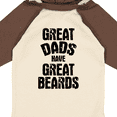 thumbnail image 4 of Inktastic Great Dads Have Great Beards Boys Long Sleeve Baby Bodysuit, 4 of 5