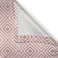 thumbnail image 6 of Ambesonne Geometric Grommet Curtain, Rhombus Stripes Line, 50" x 63", Pale Pink, 6 of 6