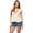 Light yellow, variant on Womens Strapless Lace Patchwork Sleeveless Top Deep V Neck Slim Fit Commuter Style Polyester Top S M L