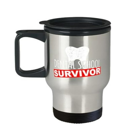 Dentist Travel Mug - 14oz Dental School Gift, Portable Cup for Professionals