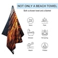 thumbnail image 2 of Flag Of The United States Beach Towel, Microfiber Beach TowelsAbsorbent, Compact, Beach Blanket, Lightweight Towel for The Swimming, 2 of 7