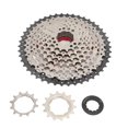 thumbnail image 1 of Cassette de aleación de aluminio de 9 velocidades para bicicleta eléctrica, rueda libre silenciosa y ligera, rosca hembra, 12-46T, 1 of 8