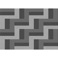 thumbnail image 1 of Ahgly Company Machine Washable Indoor Rectangle Transitional Gray Wolf Gray Area Rugs, 5' x 7', 1 of 7