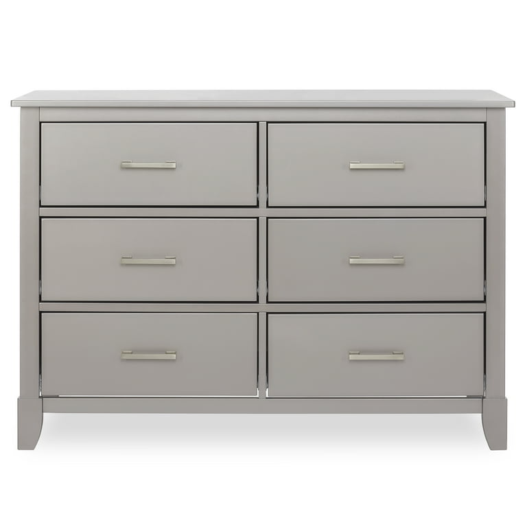 Dream On Me Universal Double Dresser in Metallic Grey Model #599-MGREY -  Walmart.com