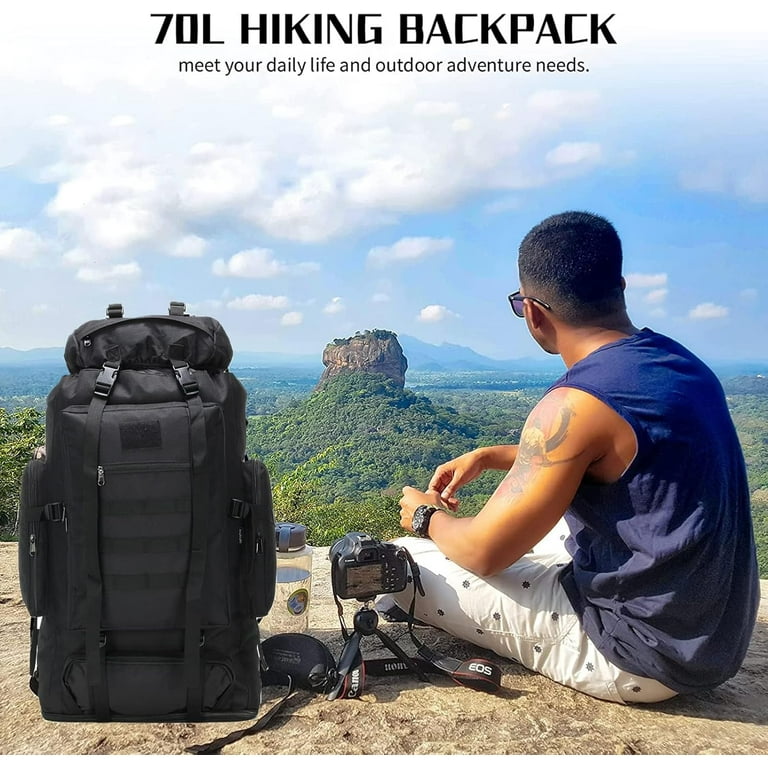 Hiking Backpack for Men 70L/100L Camping Backpack Military