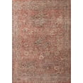 thumbnail image 1 of Ahgly Company Machine Washable Indoor Rectangle Industrial Modern Dark Salmon Pink Area Rugs, 7' x 9', 1 of 7