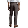thumbnail image 3 of Nestiefly Men's Linen Pants Business Casual Linen Dress Pants Lightweight Straight Leg Dress Pants Summer Trousers Dark Gray 3XL, 3 of 3