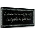 thumbnail image 2 of Tangletown Fine Art Right Shoes by Emily Adams Poster Frame - 12 x 28 x 1.5 in., 2 of 2