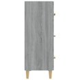 thumbnail image 2 of vidaXL Sideboard Grey Sonoma 70x34x90 cm Engineered Wood, 2 of 5
